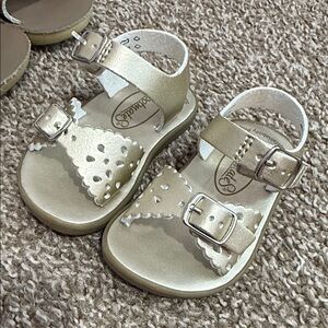 FootMates Metallic Gold Kids Sandals